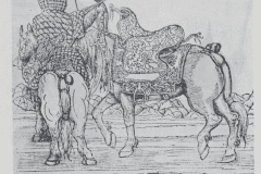 Illustration 196: Rider wearing tegiljaj, with a bow