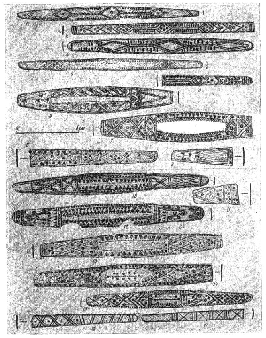 Illustration 39: Ornament on Flat Bracelets, 12th-13th centuries