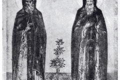 Illustration 89: The Monks of the Caves Antonij (982-1073) and Feodosij (died 1074)