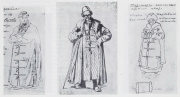 Illustration 108: Costume Sketches for "Boris Godunov"