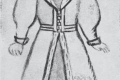 Illustration 114: Costume sketch for the Tsarevich Fjodor