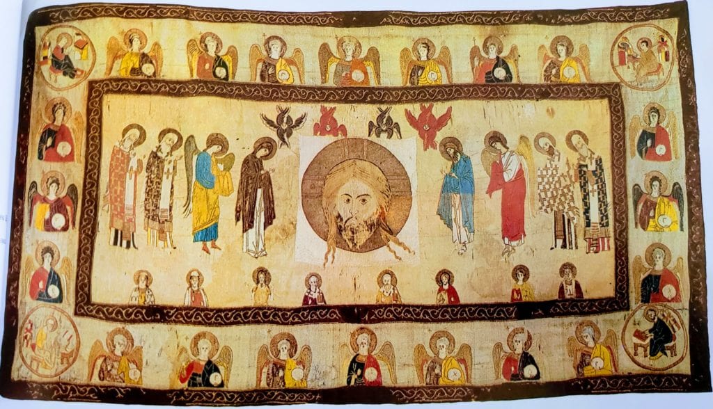Savior Not Made By Hands, with the Forthcoming. Aër, 123 x 230 cm, 1389, Moscow
From the collection of P.I. Schukin.
State Historical Museum (1rb).