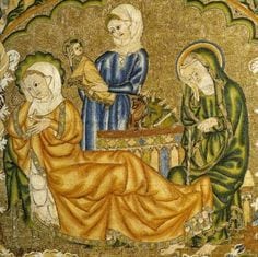 Cope of Pope Pius II. England, 1316-1320. Diocesan Museum, Pienza, Italy. (Detail)