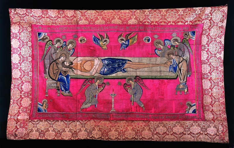 Puchezh Epitaphios. 1441. Museum of the Moscow Kremlin.