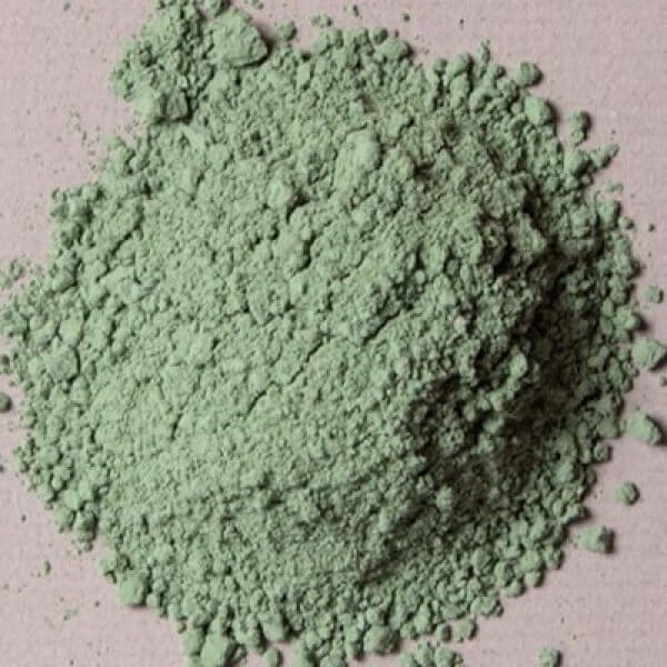 Verona green earth, or terre verte, which the author suggests may be the type of pigment meant by празелень, prazelen'.