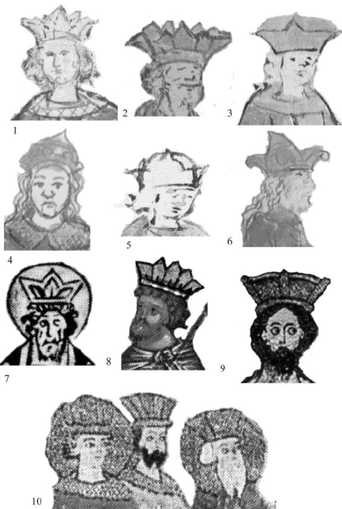 Illustration 2: Men's crowns, 15th century.