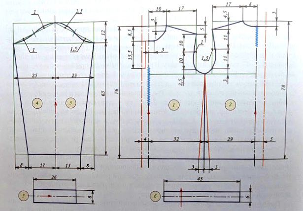 Modern men’s shirt pattern, adapted for vyshyvanka embroidery, for an average height and a 100 cm chest circumference.